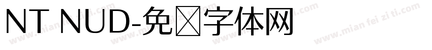 NT NUD字体转换